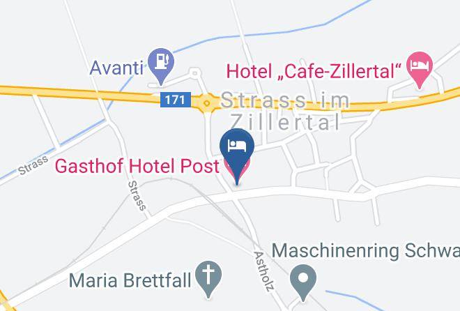 Schwaz - Gasthof Hotel Post Maps