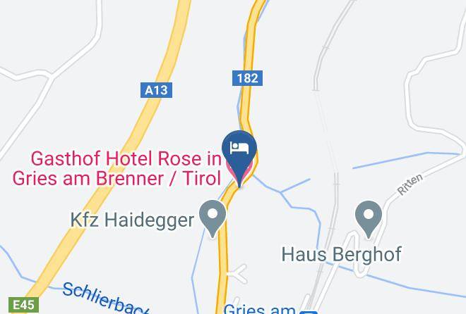 Innsbruck Land - Gasthof Hotel Rose In Gries Am Brenner Tirol Maps