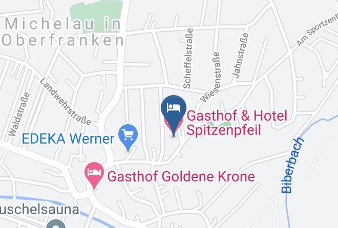 Lichtenfels - Gasthof & Hotel Spitzenpfeil Maps