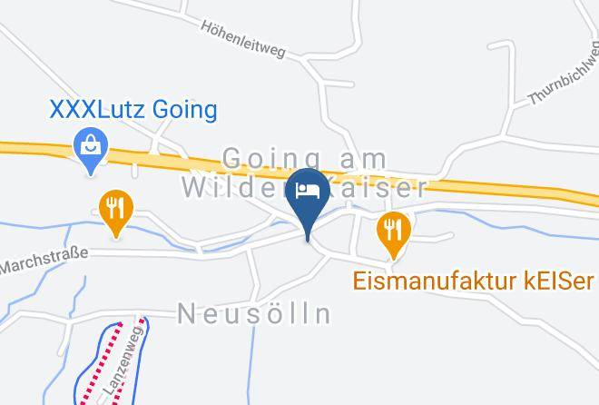 Kitzbuhel - Gasthof Hotelpension Lanzenhof Maps