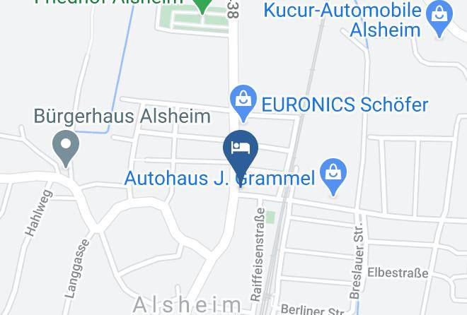 Alzey Worms - Gasthof Hubertushof Maps