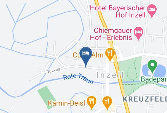 Traunstein - Gastehaus Inzeller Hof Maps