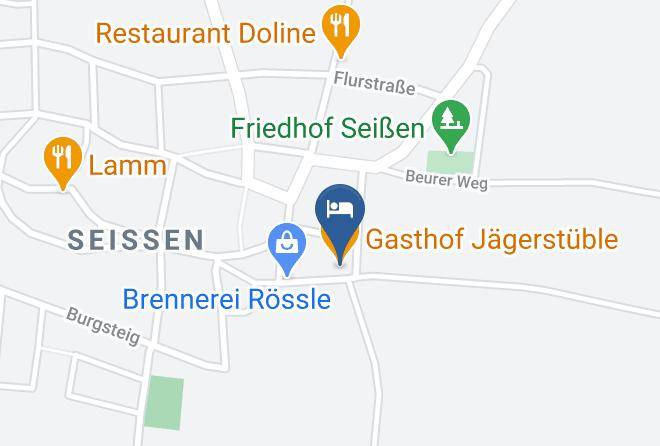 Alb Donau Kreis - Gasthof Jagerstuble Maps