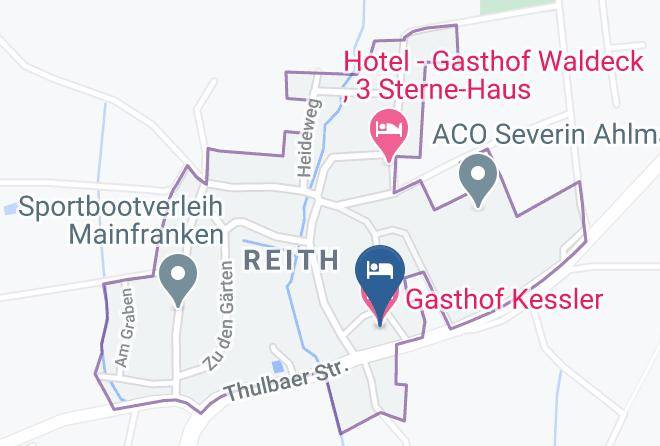 Bad Kissingen - Gasthof Kessler Maps
