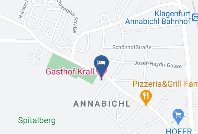 Klagenfurt - Gasthof Krall Maps