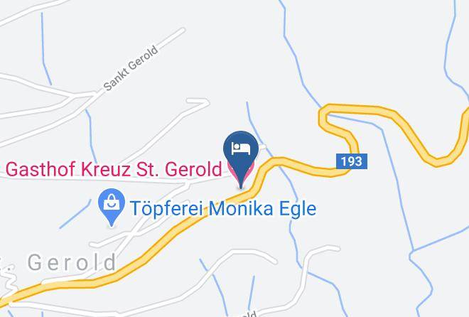 Bludenz - Gasthof Kreuz St Gerold Maps