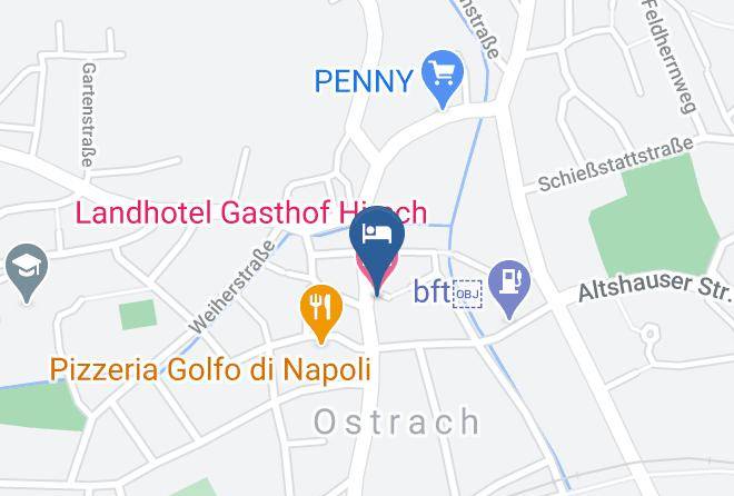 Sigmaringen - Landhotel Gasthof Hirsch Maps