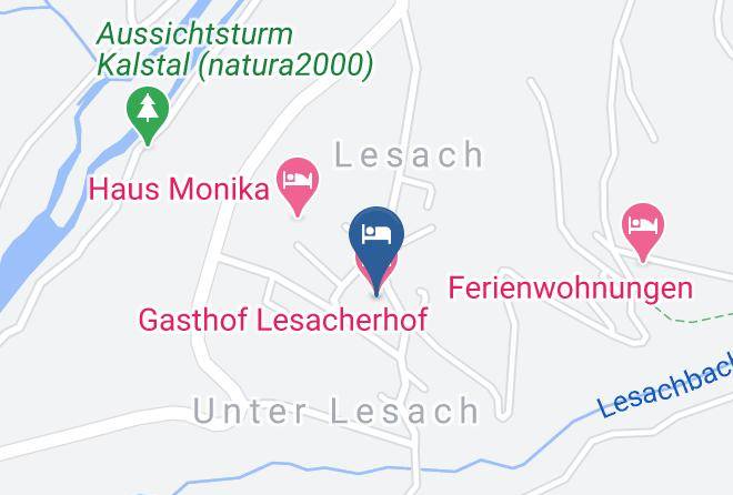 Lienz - Gasthof Lesacherhof Maps