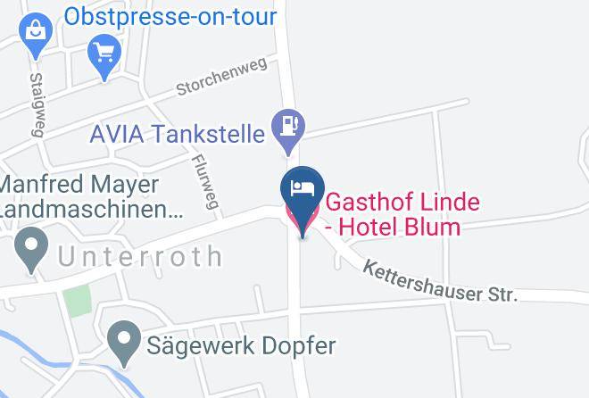 Neu Ulm - Gasthof Linde Hotel Blum Maps