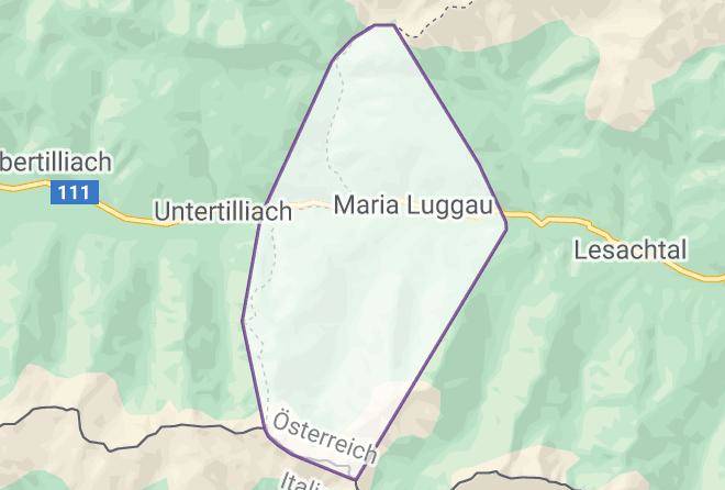 Hermagor - Gasthof Luggau Maps