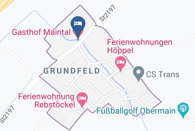 Lichtenfels - Gasthof Maintal Maps