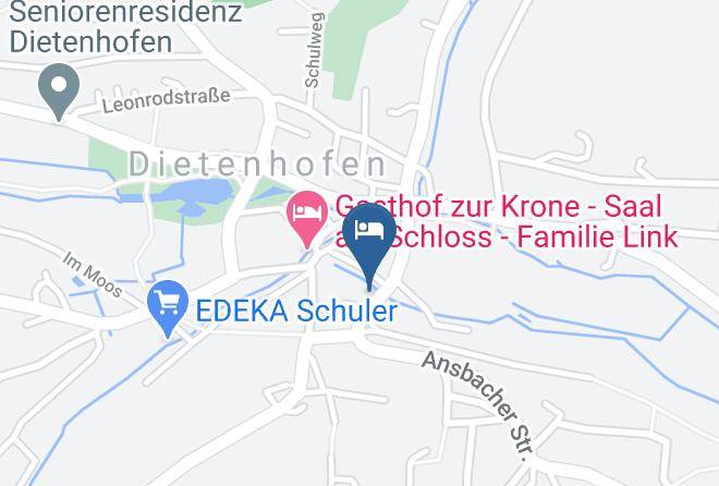 Ansbach - Gasthof Metzgerei Albrecht Maps