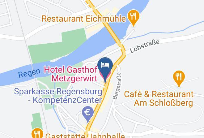 Regensburg - Hotel Gasthof Metzgerwirt Maps