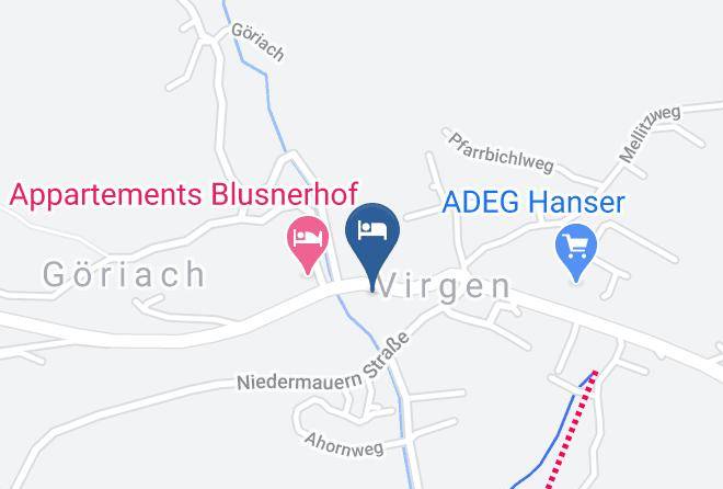 Lienz - Gasthof Panzlbrau Virgen Maps