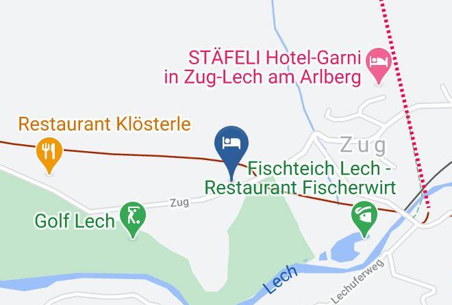 Bludenz - Gasthof Pension Alphorn Zug Lech Am Arlberg Maps
