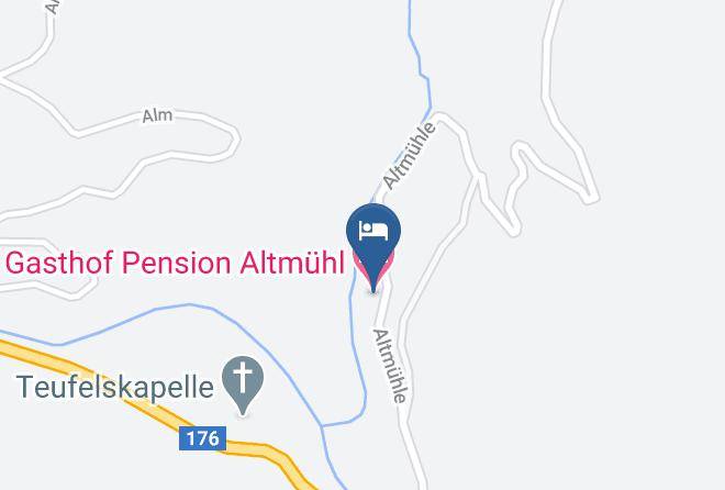 Kitzbuhel - Gasthof Pension Altmuhl Maps