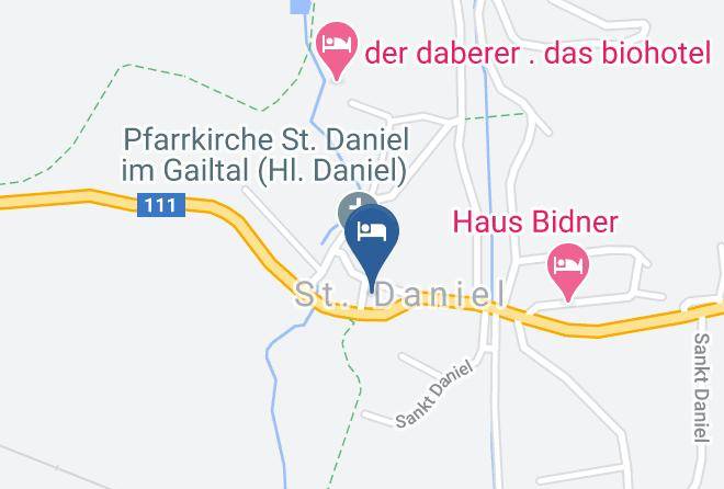 Hermagor - Gasthof Grunwald St Daniel Maps