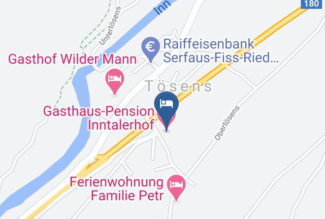 Landeck - Gasthaus Pension Inntalerhof Maps