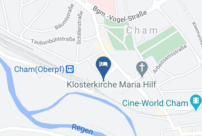 Cham - Gasthof Pension Kasbauer Gbr Maps
