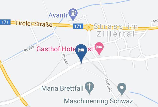 Schwaz - Gasthof Pension Knapp Maps