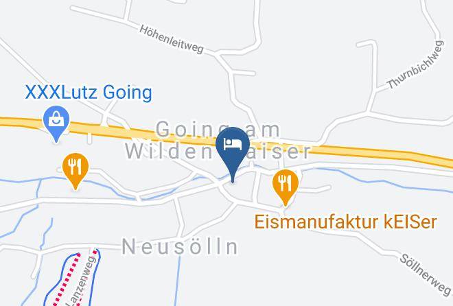 Kitzbuhel - Gasthof Pension Lanzenhof Maps