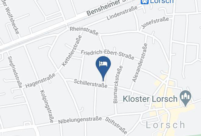 Bergstrase - Gasthof Pension Schillereck Lorsch Maps