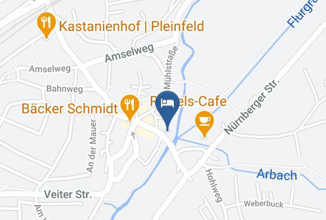 Weisenburg Gunzenhausen - Gasthof Pension Zum Blauen Bock Maps
