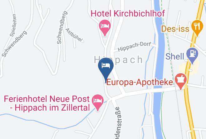 Schwaz - Gasthof Post Hippach Im Zillertal Maps