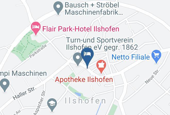 Schwabisch Hall - Gasthof Post Ilshofen Maps