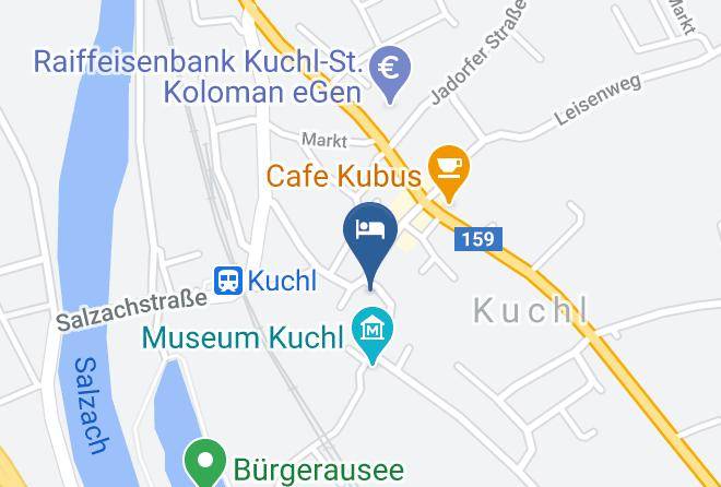 Hallein - Gasthof Romischer Keller Kuchl Maps
