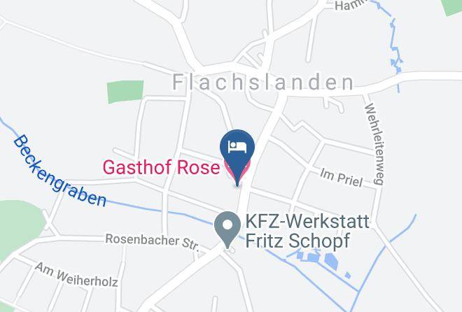 Ansbach - Gasthof Rose Maps