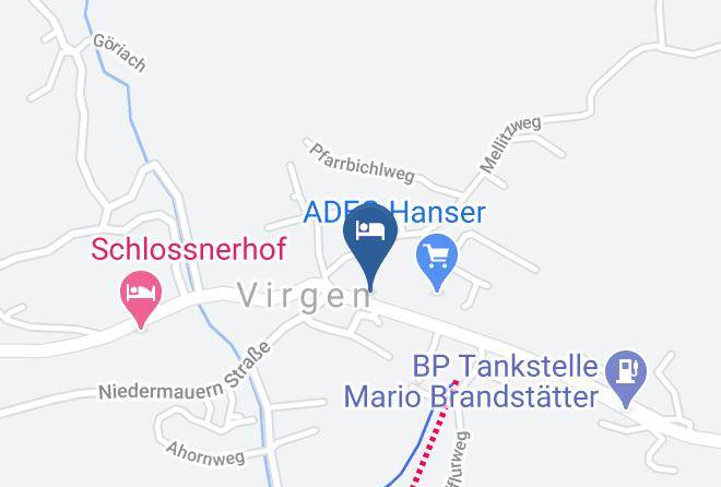 Lienz - Gasthof Rose Virgen Osttirol Maps