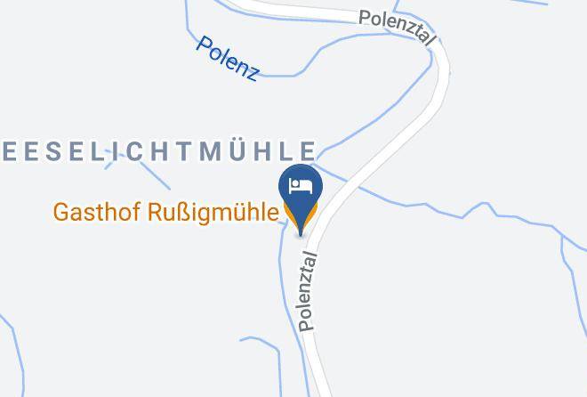 Sachsische Schweiz Osterzgebirge - Gasthof Rusigmuhle Maps