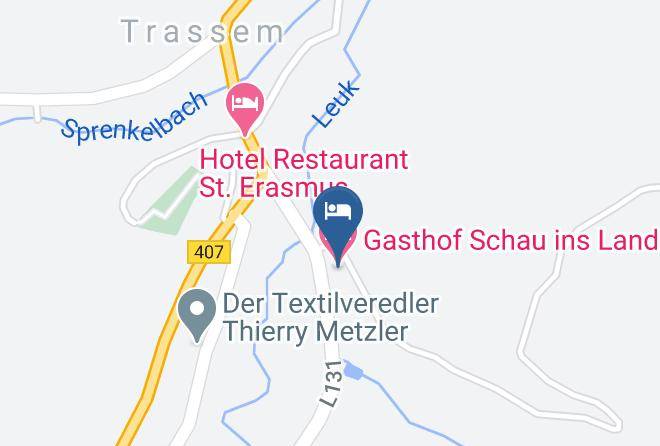 Trier Saarburg - Gasthof Schau Ins Land Maps