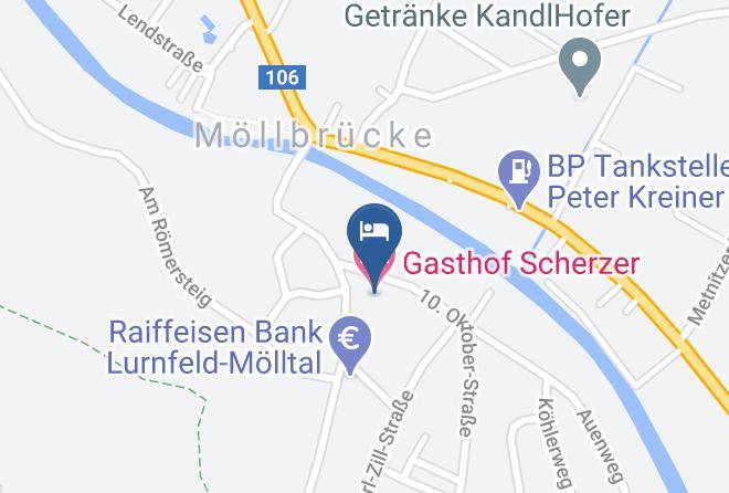 Spittal An Der Drau - Gasthof Scherzer Maps