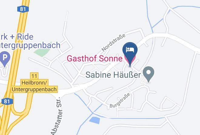 Heilbronn - Gasthof Sonne Maps