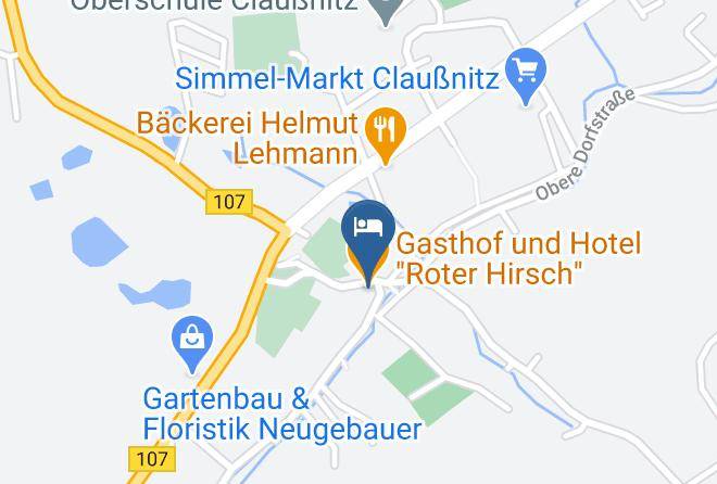 Mittelsachsen - Gasthof Und Hotel Roter Hirsch Maps