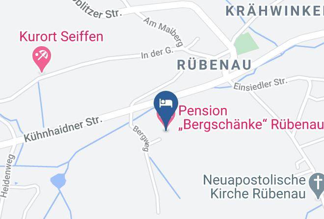 Erzgebirgskreis - Pension Bergschanke Rubenau Maps