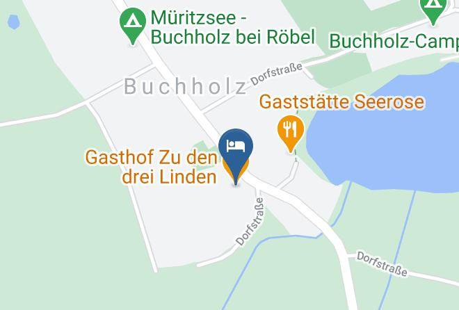 Mecklenburgische Seenplatte - Gasthof Zu Den Drei Linden Maps