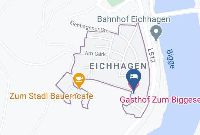 Olpe - Gasthof Zum Biggesee Maps