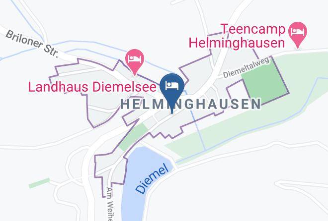 Hochsauerlandkreis - Gasthof Zum Diemeltal Maps