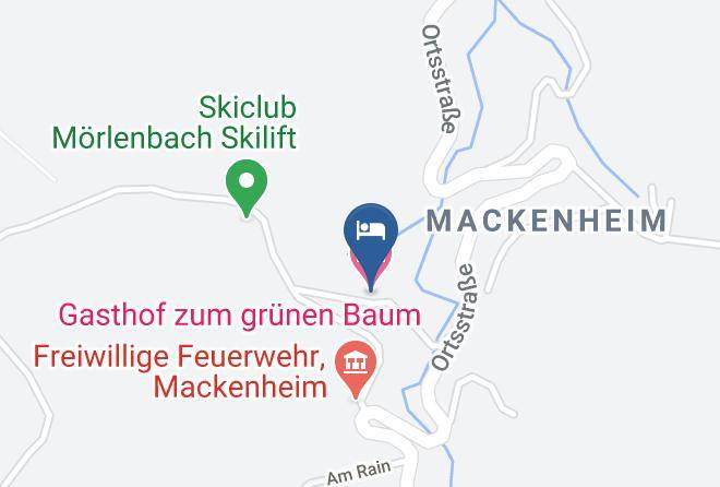 Bergstrase - Gasthof Zum Grunen Baum Maps