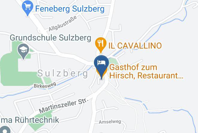 Oberallgau - Gasthof Zum Hirsch Restaurant Biergarten Festsaal Maps