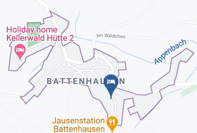 Waldeck Frankenberg - Gasthof Zum Hohen Lohr Maps