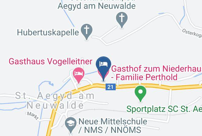 Lilienfeld - Gasthof Zum Niederhaus Familie Perthold Maps