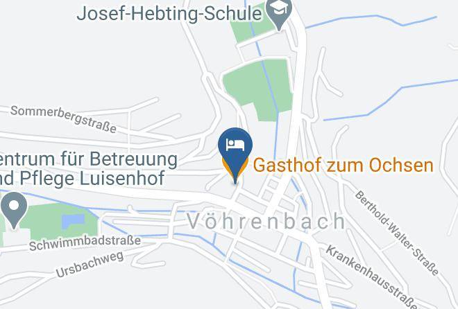 Schwarzwald Baar Kreis - Gasthof Zum Ochsen Maps