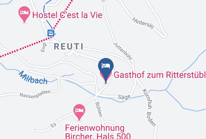 Interlaken Oberhasli - Gasthof Zum Ritterstubli Maps
