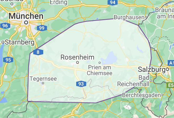Rosenheim - Gasthof Zur Hochries Maps