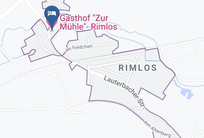 Vogelsbergkreis - Gasthof Zur Muhle Rimlos Maps