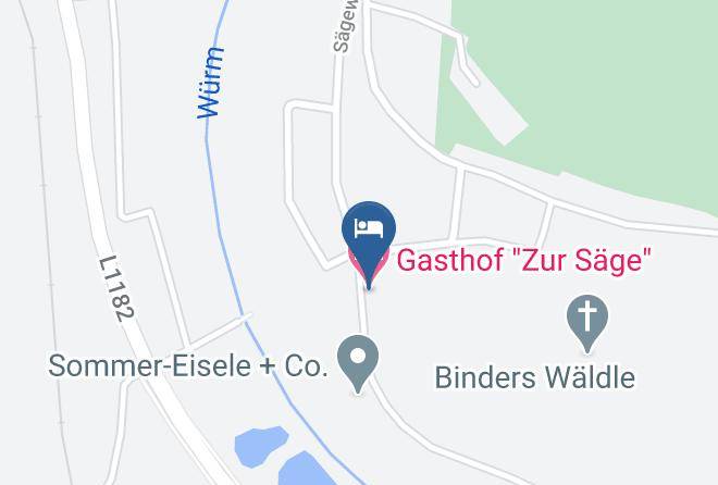 Boblingen - Gasthof Zur Sage Maps